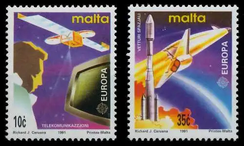 MALTA 1991 Nr 854-855 postfrisch 5D3276