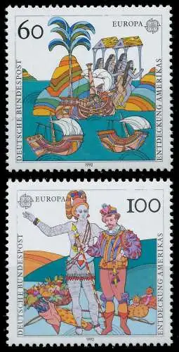 BRD BUND 1992 Nr 1608-1609 postfrisch S207066