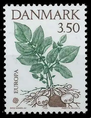 DÄNEMARK 1992 Nr 1025 postfrisch 5D8E22