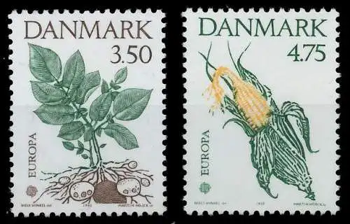 DÄNEMARK 1992 Nr 1025-1026 postfrisch S207082