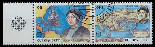 GRIECHENLAND 1992 Nr 1802A-1803A gestempelt WAAGR PAAR 5D8F76