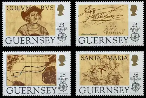 GUERNSEY 1992 Nr 549-552 postfrisch S20724E