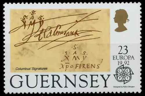 GUERNSEY 1992 Nr 550 postfrisch 5D8FE2