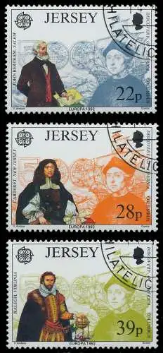 JERSEY 1992 Nr 574-576 gestempelt 5D9076
