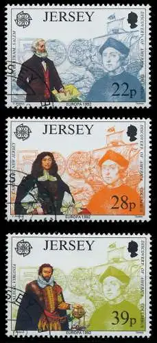 JERSEY 1992 Nr 574-576 gestempelt 5D9086