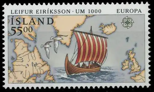 ISLAND 1992 Nr 762 postfrisch S20733E