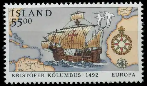 ISLAND 1992 Nr 763 postfrisch S207342