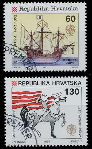 KROATIEN 1992 Nr 211-212 gestempelt 5D918A