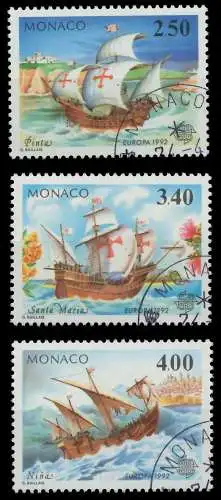 MONACO 1992 Nr 2070-2072 gestempelt 5D924A