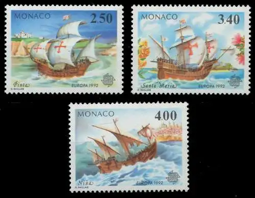 MONACO 1992 Nr 2070-2072 postfrisch 5D924E