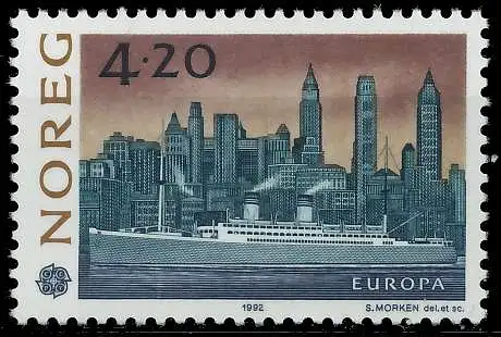 NORWEGEN 1992 Nr 1097 postfrisch 5D929E
