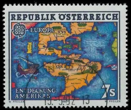 ÖSTERREICH 1992 Nr 2062 gestempelt 5D92AA