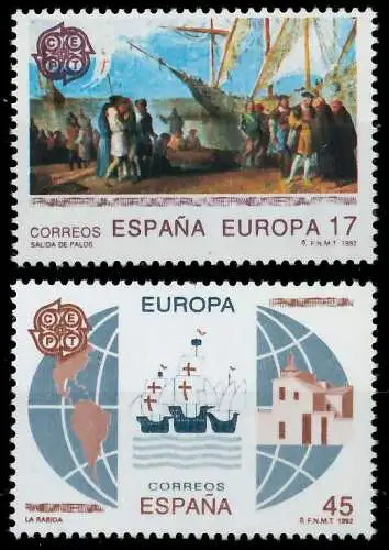 SPANIEN 1992 Nr 3064-3065 postfrisch S20763A