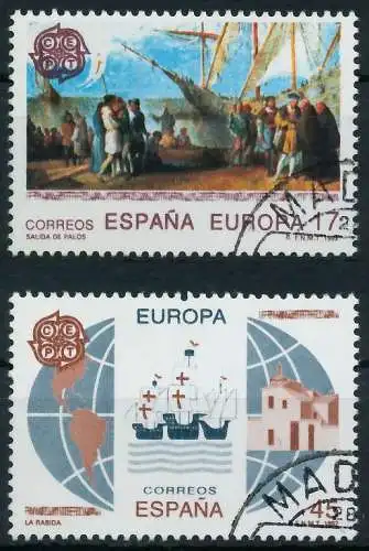 SPANIEN 1992 Nr 3064-3065 gestempelt 5D93EA