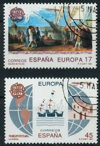 SPANIEN 1992 Nr 3064-3065 gestempelt 5D93E2