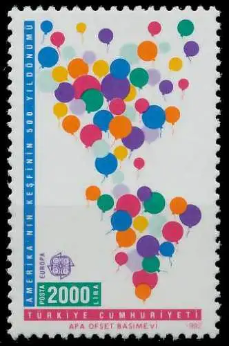 TÜRKEI 1992 Nr 2948 postfrisch 5DABF2