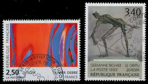 FRANKREICH 1993 Nr 2943-2944 gestempelt 5DAFBE