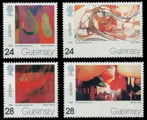 GUERNSEY 1993 Nr 608-611 postfrisch S20AB06