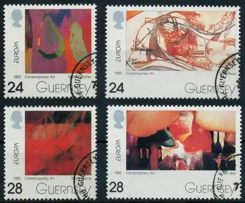 GUERNSEY 1993 Nr 608-611 gestempelt 5DB0DE