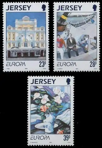 JERSEY 1993 Nr 612-614 postfrisch S20AB32