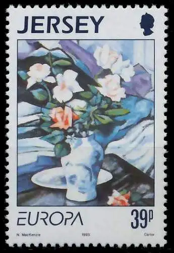 JERSEY 1993 Nr 614 postfrisch 5DB10E