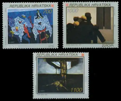 KROATIEN 1993 Nr 240-242 postfrisch S20AC26