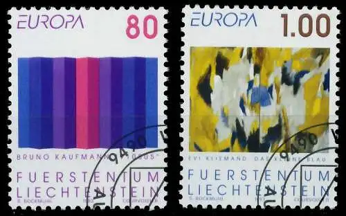 LIECHTENSTEIN 1993 Nr 1054-1055 gestempelt 5DB22E