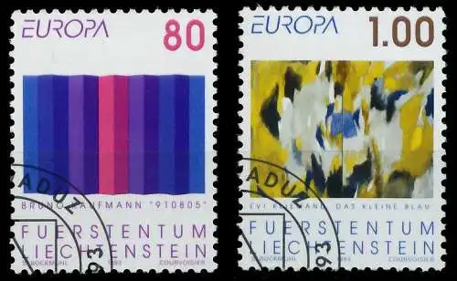 LIECHTENSTEIN 1993 Nr 1054-1055 gestempelt 5DB23A