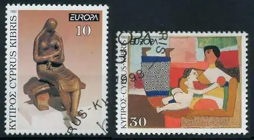 ZYPERN 1993 Nr 803-804 gestempelt 5DFC76