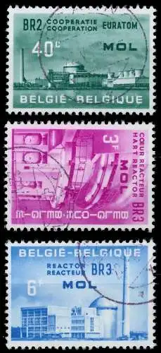 BELGIEN 1961 Nr 1255-1257 gestempelt 5DFD26