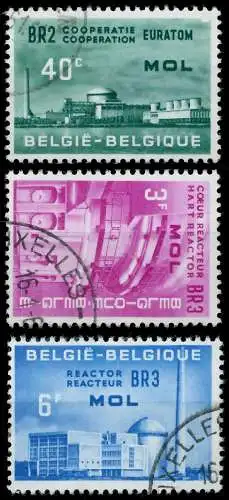 BELGIEN 1961 Nr 1255-1257 gestempelt 5DFD2E
