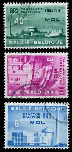 BELGIEN 1961 Nr 1255-1257 gestempelt 5DFD36