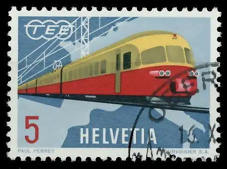 SCHWEIZ 1962 Nr 747 gestempelt 5DFD6E