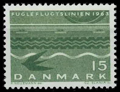 DÄNEMARK 1963 Nr 413y postfrisch S20E09E