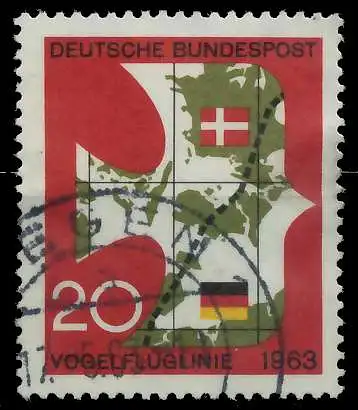 BRD BUND 1963 Nr 399 gestempelt 5DFDFE