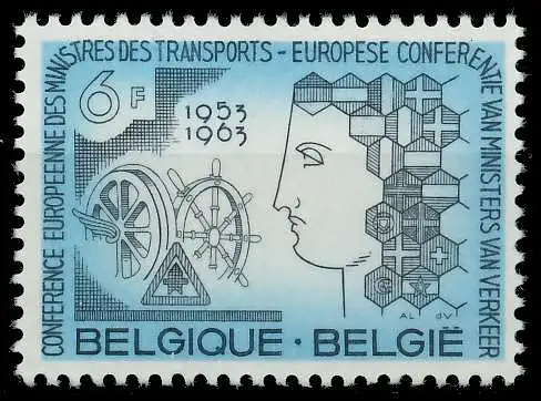 BELGIEN 1963 Nr 1313 postfrisch S20E062