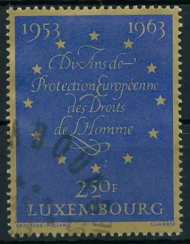 LUXEMBURG 1963 Nr 679 gestempelt 5DFE96