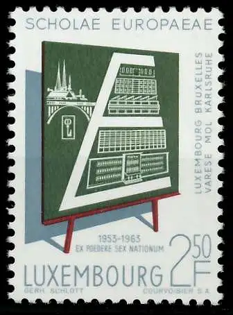 LUXEMBURG 1963 Nr 666 postfrisch S20E122