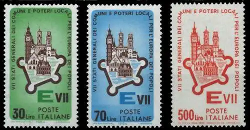 ITALIEN 1964 Nr 1166-1168 postfrisch S20E16E