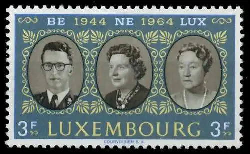 LUXEMBURG 1964 Nr 700 postfrisch S20E1C6
