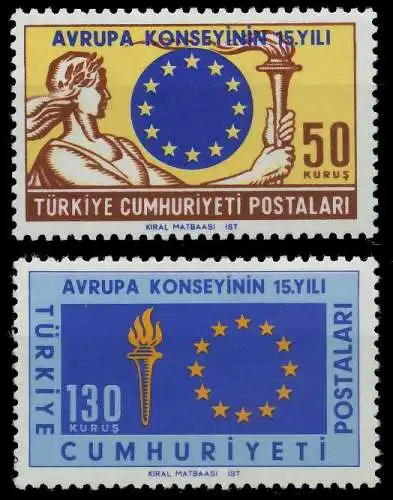 TÜRKEI 1964 Nr 1901-1902 postfrisch S20E1E2