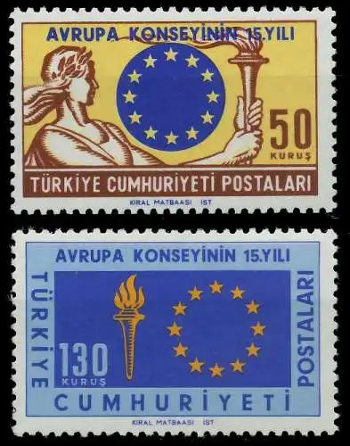 TÜRKEI 1964 Nr 1901-1902 postfrisch S20E1DA