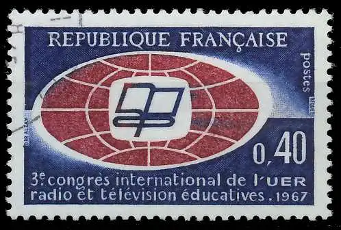 FRANKREICH 1967 Nr 1573 gestempelt 5E00FE