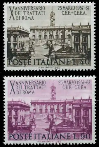 ITALIEN 1967 Nr 1221-1222 postfrisch S20E392