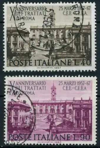 ITALIEN 1967 Nr 1221-1222 gestempelt 5E014A