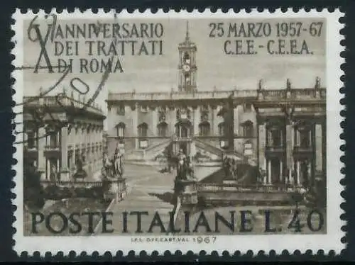 ITALIEN 1967 Nr 1221 gestempelt 5E015A