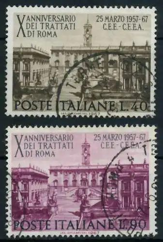 ITALIEN 1967 Nr 1221-1222 gestempelt 5E0146
