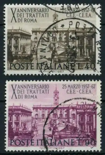 ITALIEN 1967 Nr 1221-1222 gestempelt 5E0142