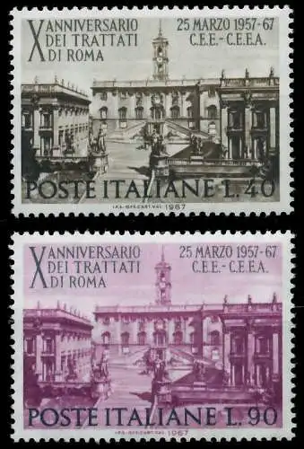 ITALIEN 1967 Nr 1221-1222 postfrisch S20E38E