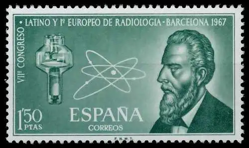 SPANIEN 1967 Nr 1676 postfrisch S20E416